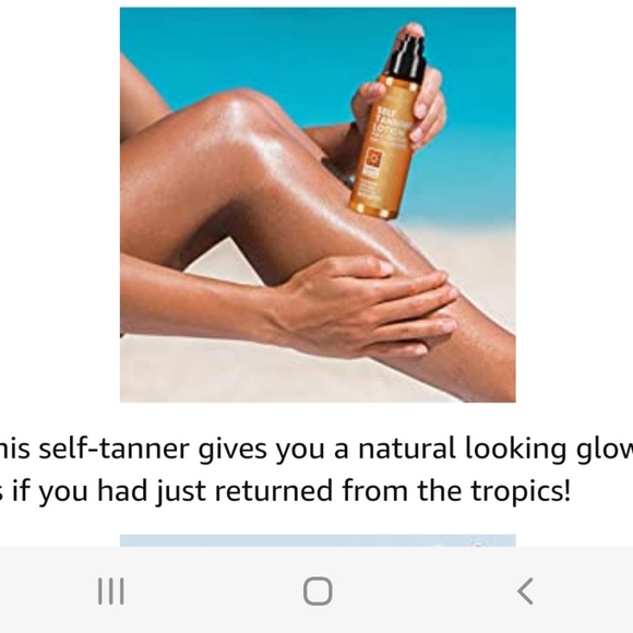 Self Tanner, Natural Tan Lotion, Gradual Sunless Tanning, - Picture 5 of 11